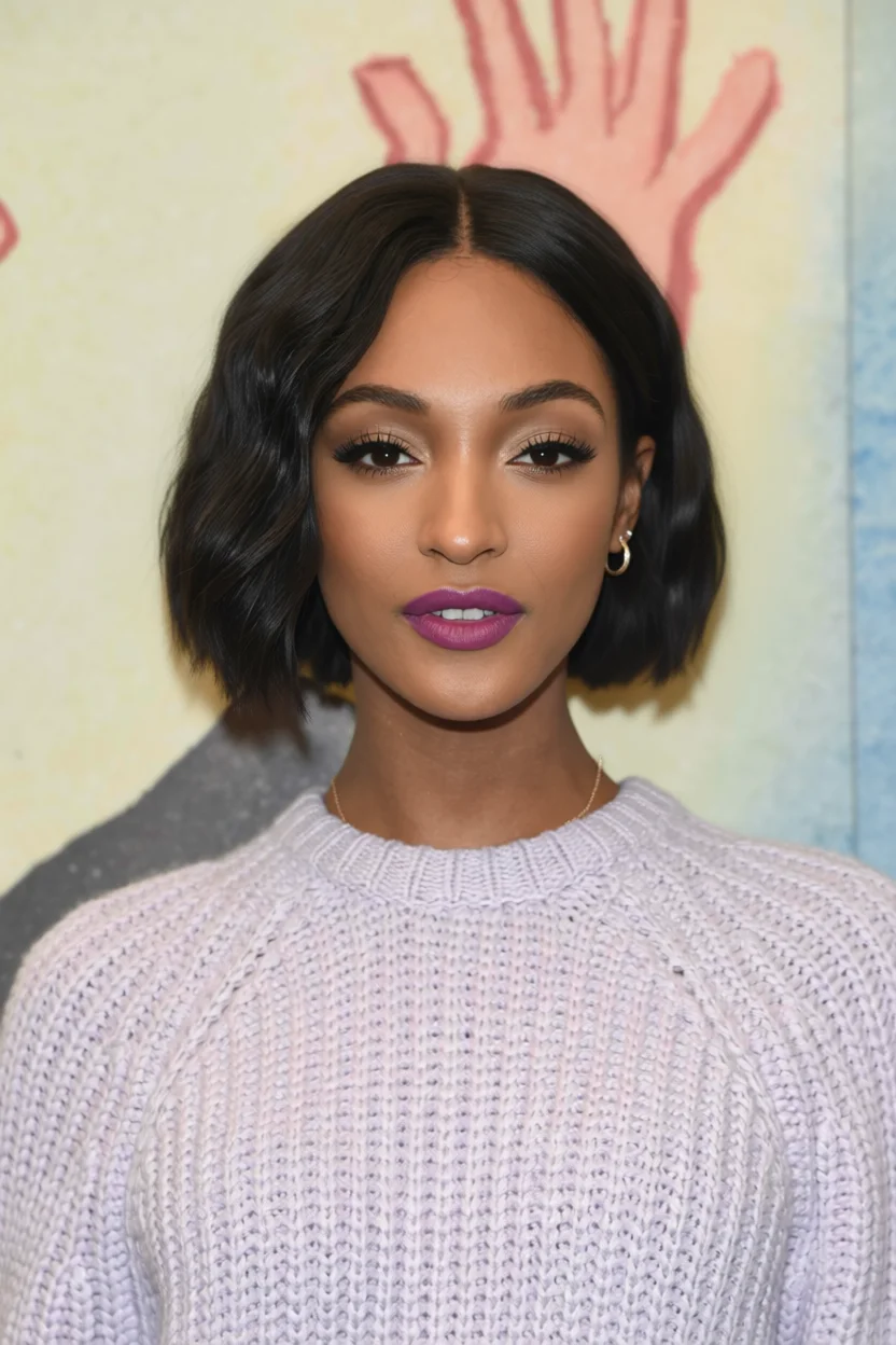 15 Cortes bob despeinados que demuestran que un look natural también puede verse elegante y moderno 12