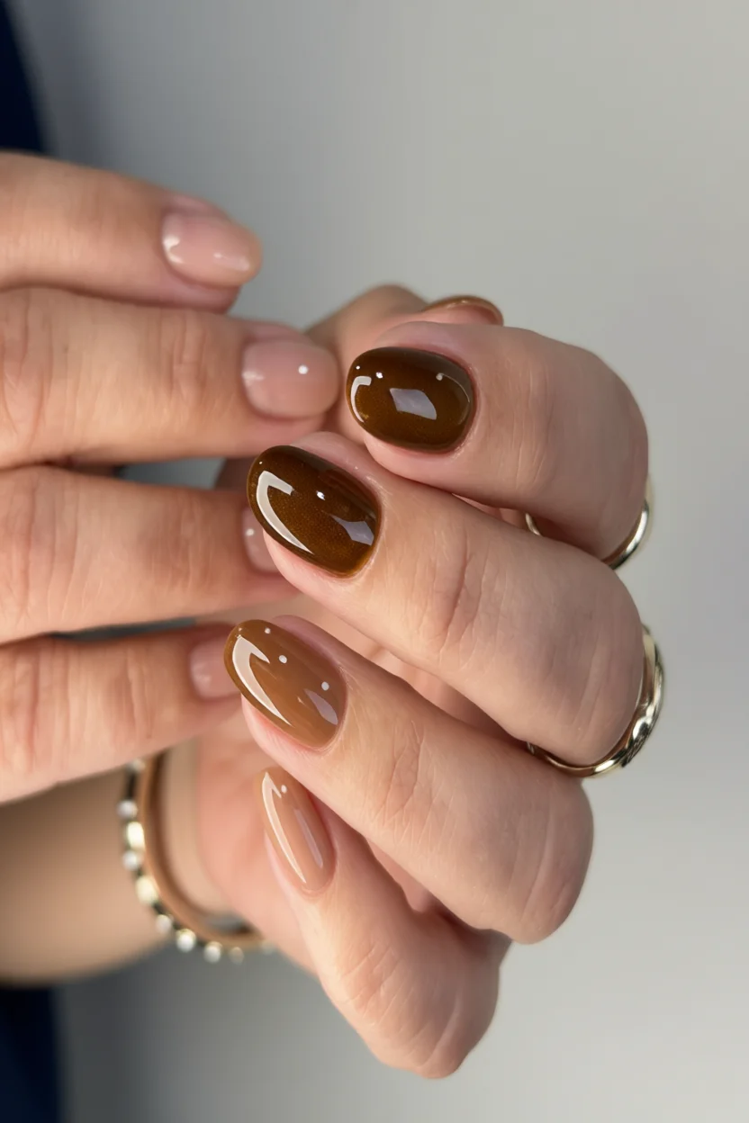 15 diseños de uñas inspirados en el chai especiado que son pura inspiración 5