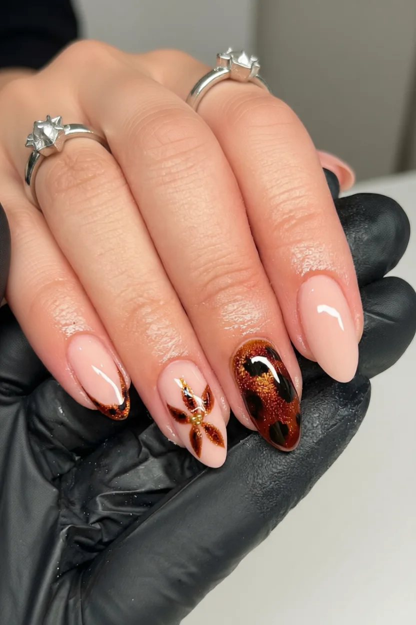 15 diseños de uñas inspirados en el chai especiado que son pura inspiración 12