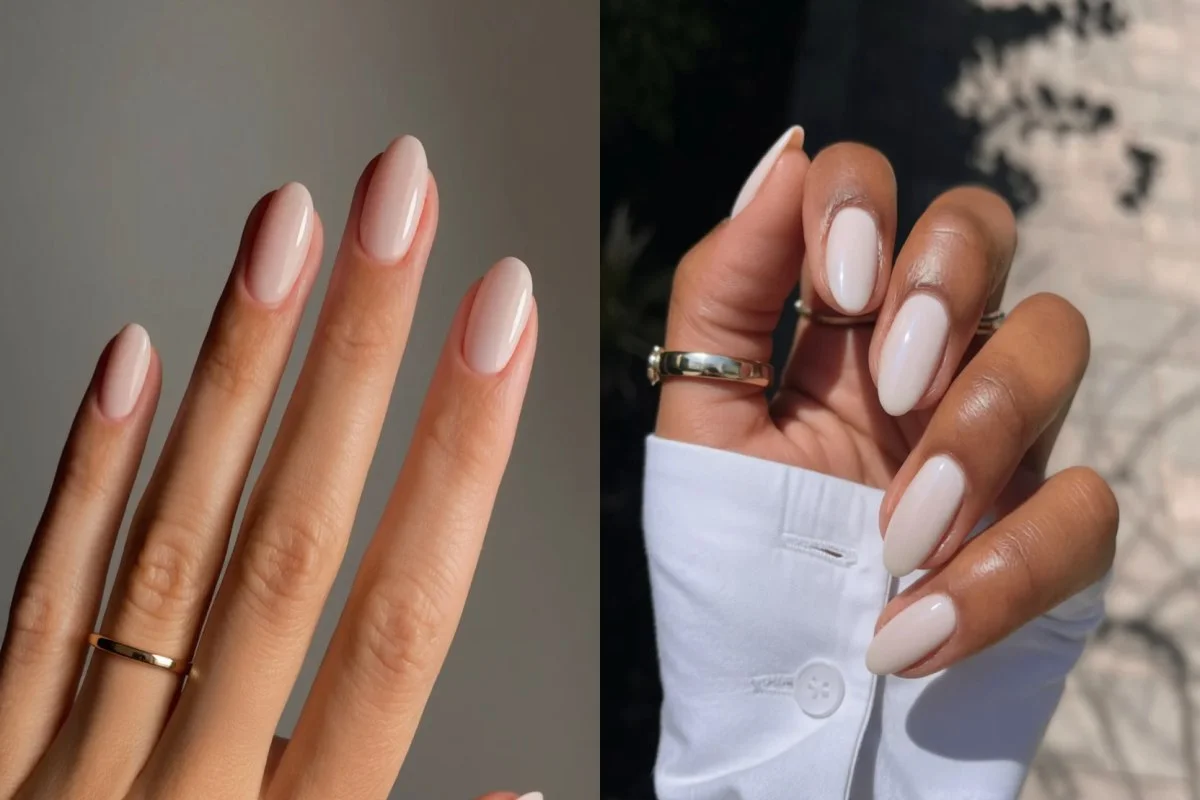 15 Uñas milky que parecen hechas de porcelana: tonos delicados y diseños soñados