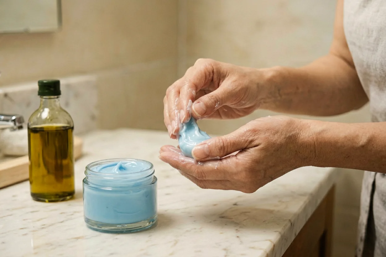 A los 55, esta mezcla con crema Nivea y aceite de oliva transforma las manos resecas en solo un mes