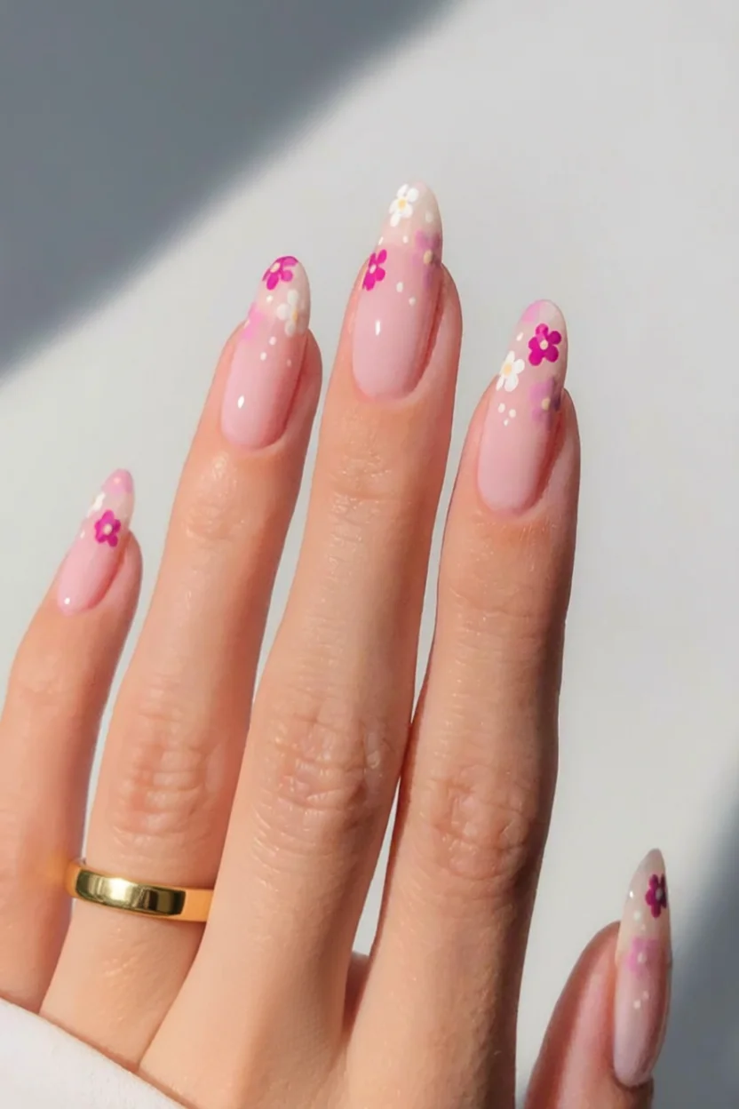 Cómo llevar las uñas con flores este verano: 12 diseños coloridos que son tendencia 14