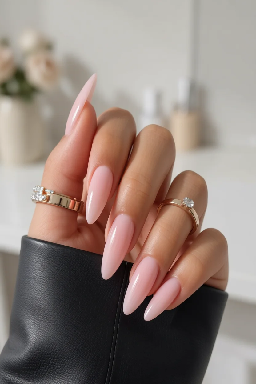 De rosa intenso a tonos pastel: 20 manicuras francesas que llevan la elegancia a otro nivel 12