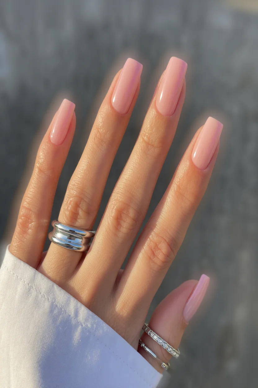 De rosa intenso a tonos pastel: 20 manicuras francesas que llevan la elegancia a otro nivel 20