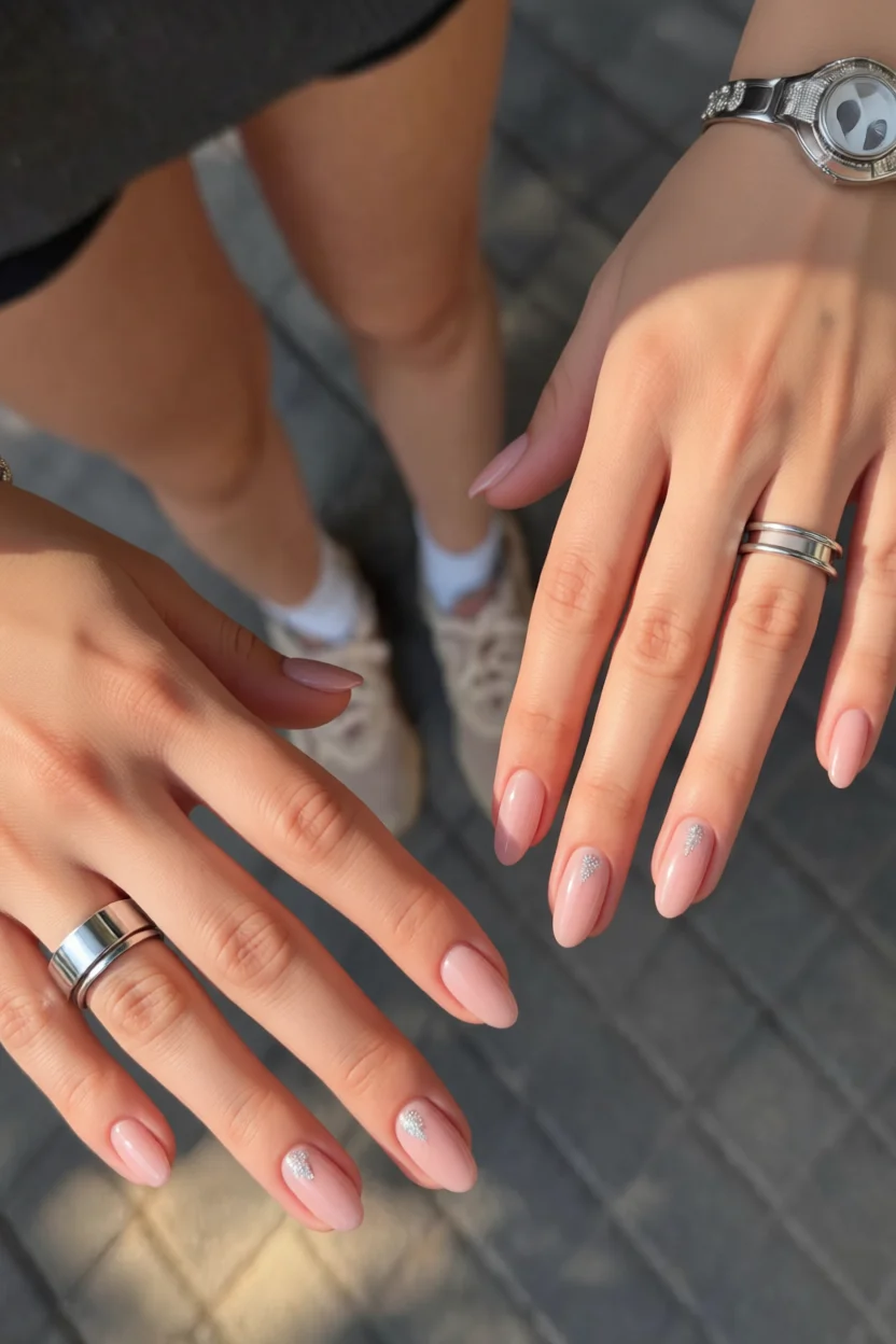 Del azul bebé al azul intenso: 21 diseños de uñas para quienes buscan una manicura diferente 11