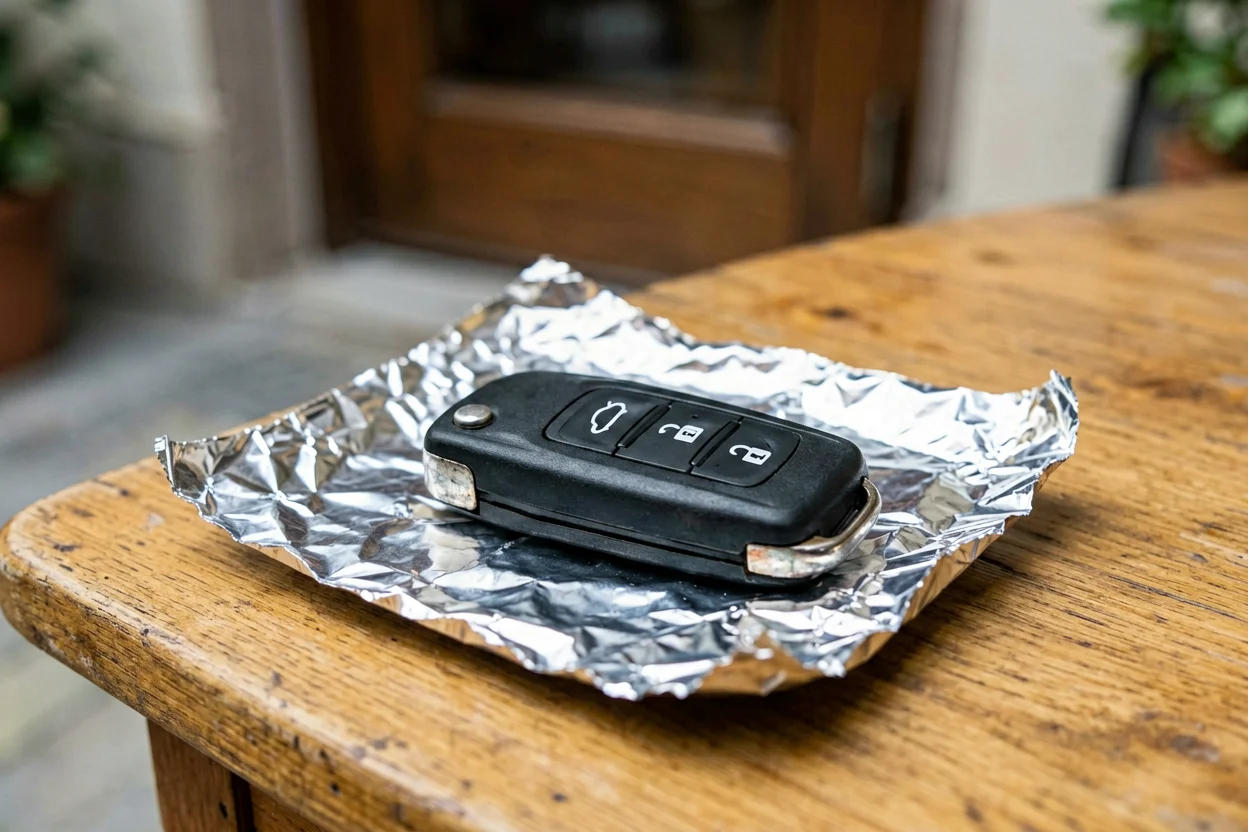 Envolver las llaves del coche en papel de aluminio: qué efecto tiene y por qué se recomienda tanto