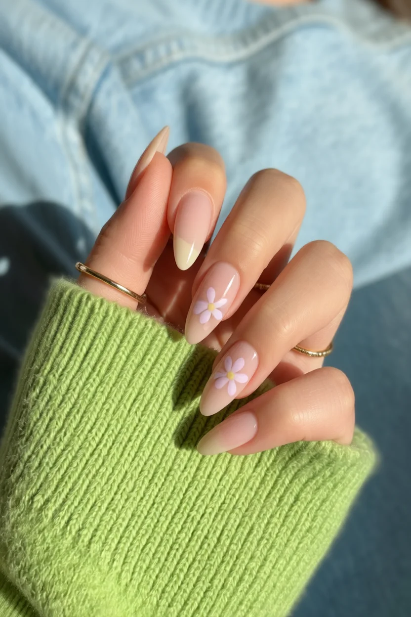 Flores en tus manos: 21 diseños de uñas elegantes para quienes buscan una manicura romántica 3