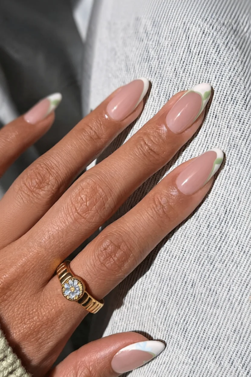 Flores en tus manos: 21 diseños de uñas elegantes para quienes buscan una manicura romántica 18