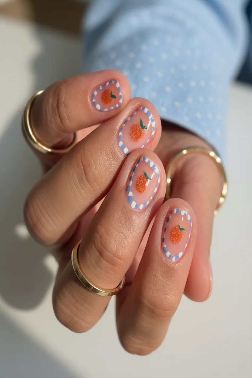 Fruta en las uñas? 20 diseños que llevan la manicura divertida a otro nivel 6