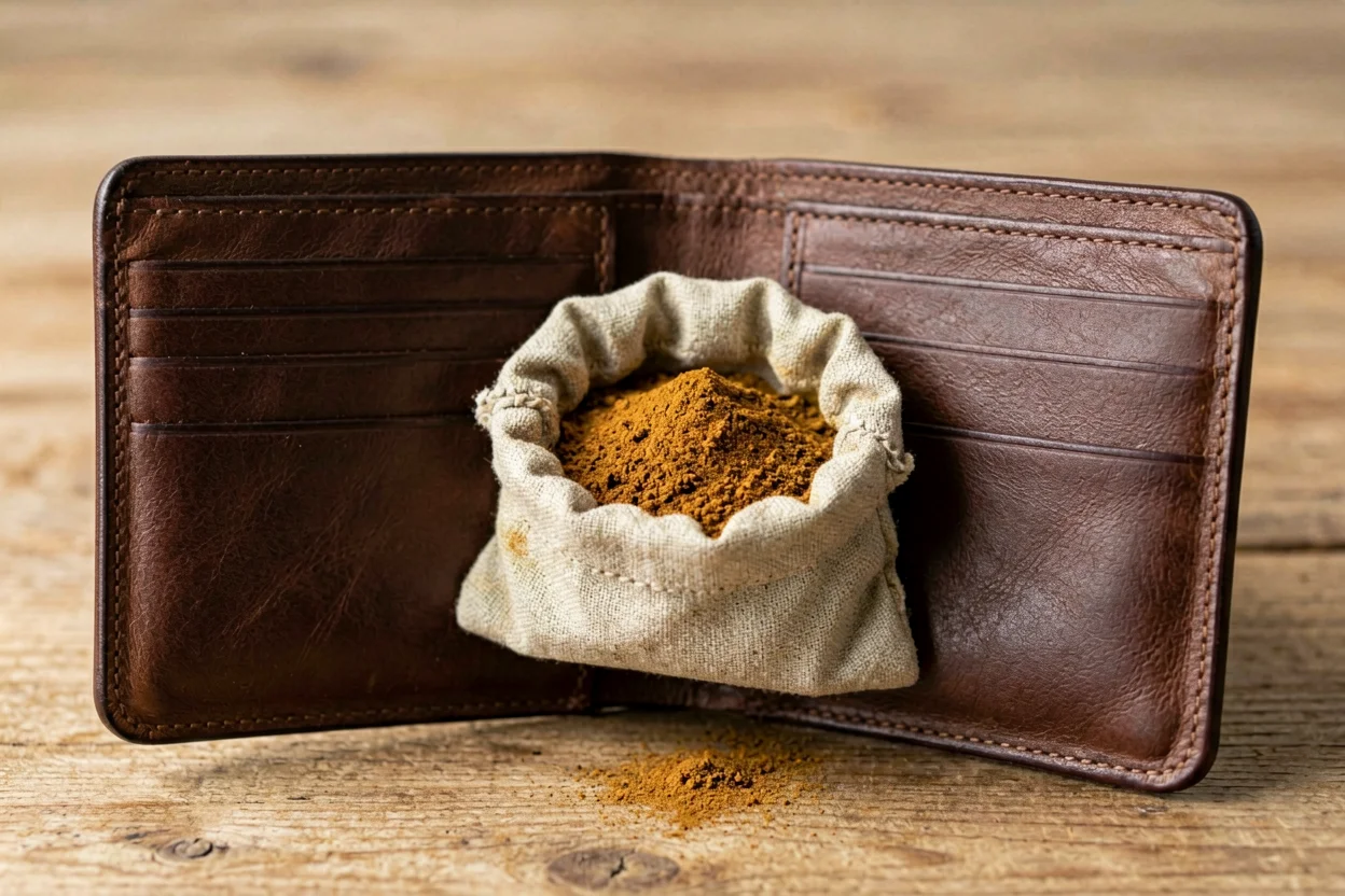 Poner canela en polvo en la cartera: este ritual de Feng Shui no es solo un amuleto de la suerte para el dinero