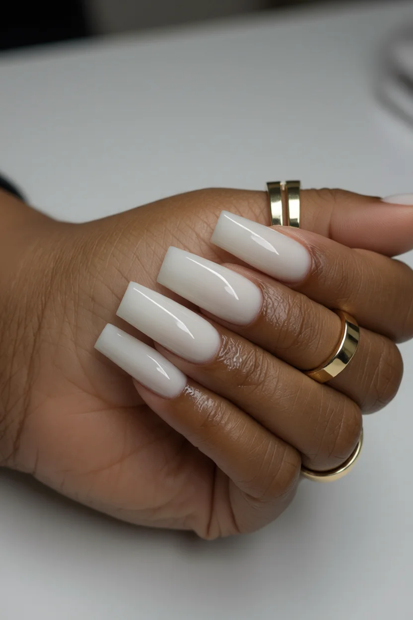 Uñas blancas que debes probar! 20 diseños elegantes que están conquistando a todas 7