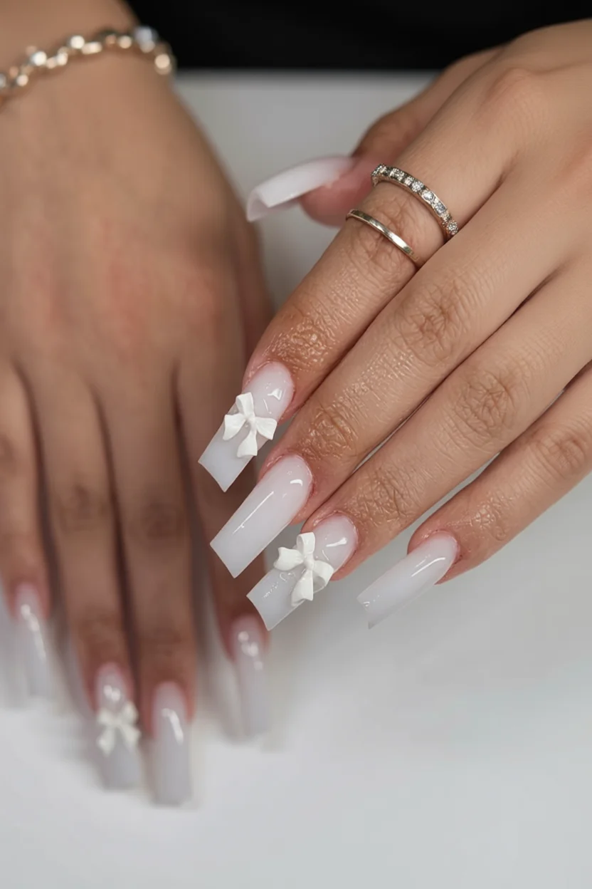 Uñas blancas que debes probar! 20 diseños elegantes que están conquistando a todas 20