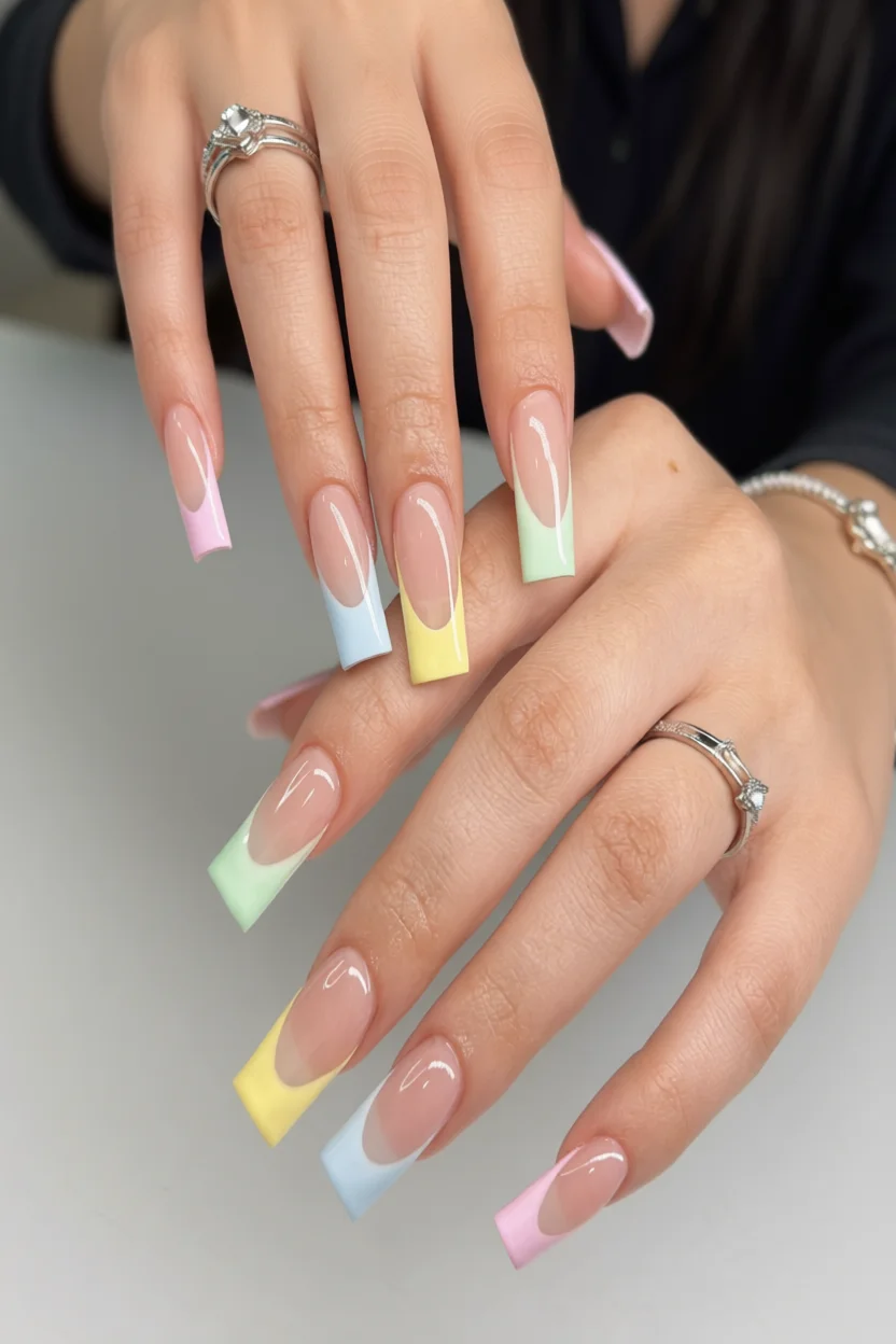 Uñas de verano que están a punto de conquistar la temporada con colores alegres 2