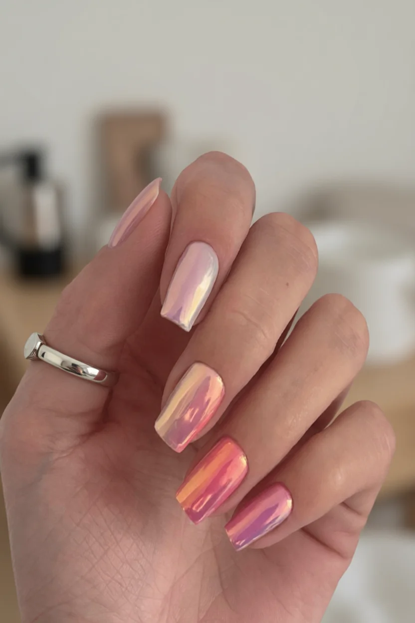 Uñas de verano que están a punto de conquistar la temporada con colores alegres 11
